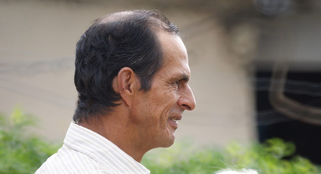 Side profile of a man